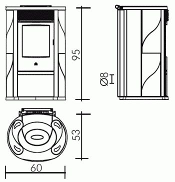 Corte de estufa Edilkamin &quot