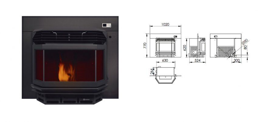 Eco I insert 13,5 kW