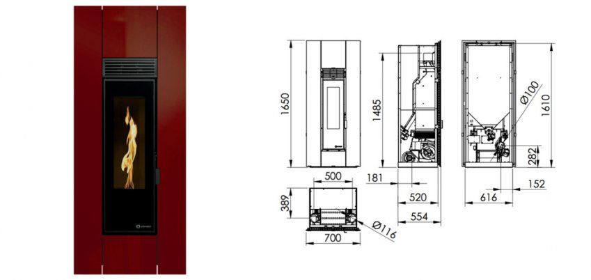 Boston Insert 15 kW