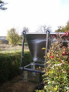 Vista de captadores desde la vivienda