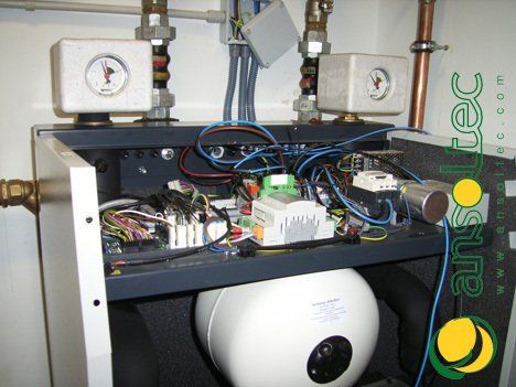 Trabajos de cableado eléctrico de la bomba de calor