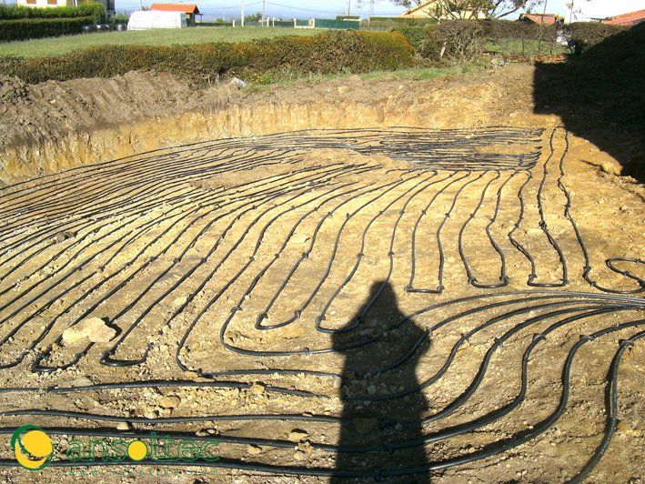 Tubos de captación horizontal