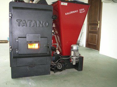 Caldera en funcionamiento