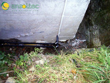 Entrada de captación a Sala previo a su tapado con tierra