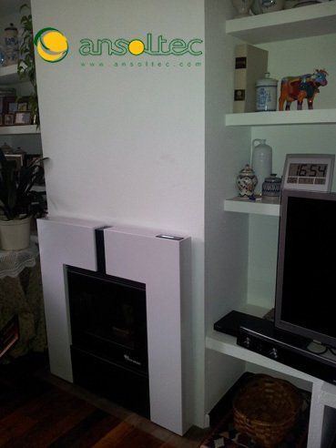 Estufa Kerala en salón