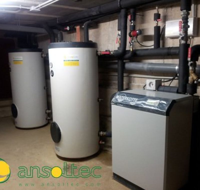 Vista general instalación geotermia