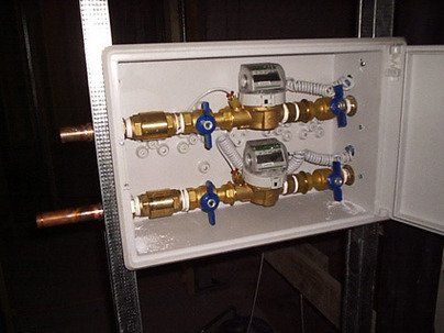 Contadores de energía en planta