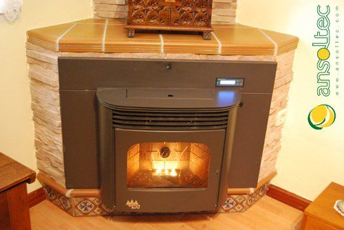 Estufa en funcionamiento