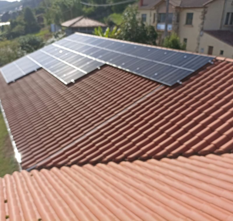 Instalación externa paneles