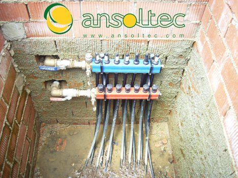 Colector de captación horizontal