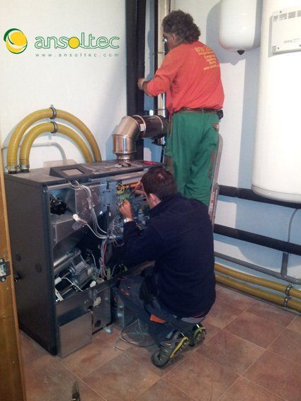 Conexión de caldera