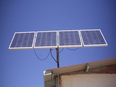 Módulos fotovoltaicos orientación sur inclinación 35º