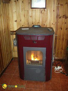 Termoestufa de pellet para calefacción radiadores