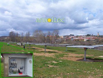 Vista general y cuadro de protección y medida