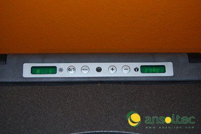 Detalle del panel de mandos