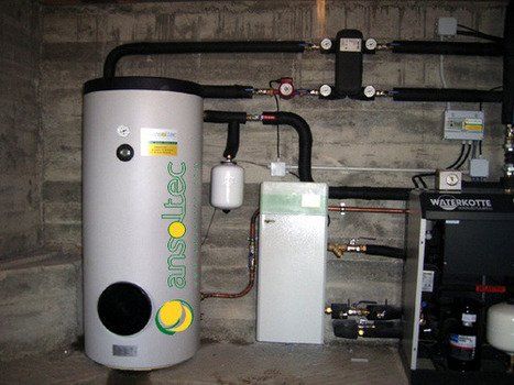 Depósito ACS y módulo de captación