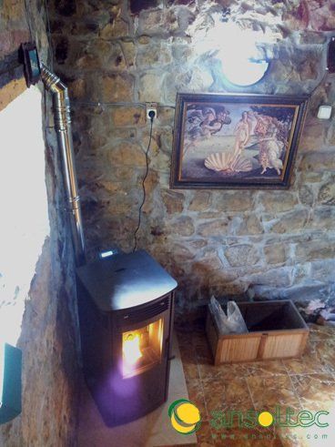 Vista superior estufa