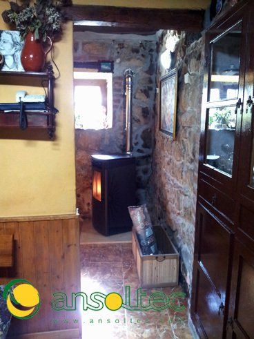 Vista lateral estufa Vigo