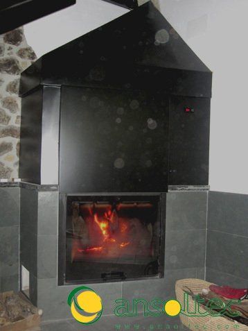 Termoestufa con revestimiento