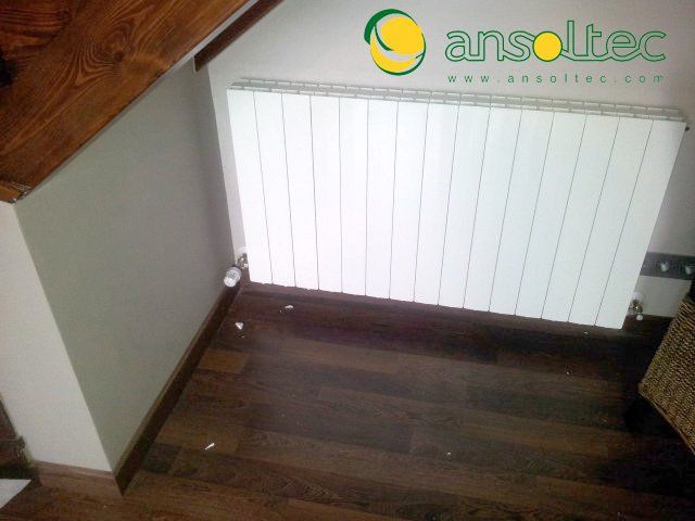 Instalación de radiadores de la vivienda