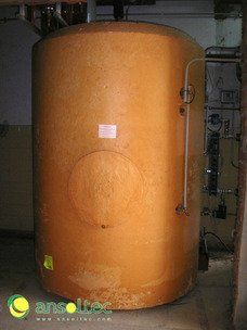 Depósito de 3000 litros de ACS solar