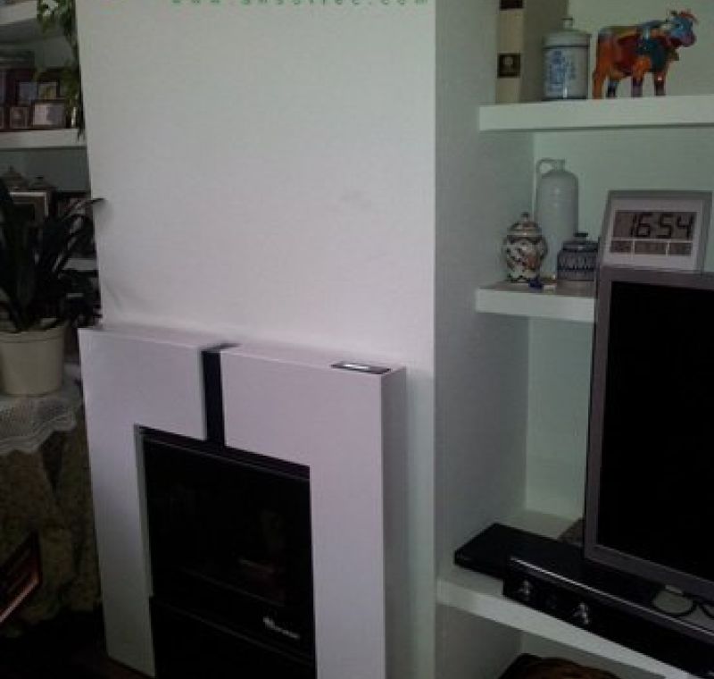 Estufa Kerala en salón