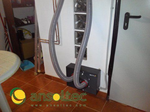 ETA PC depósito de pellet y aspiración