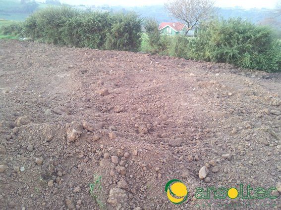 Captación horizontal acabada