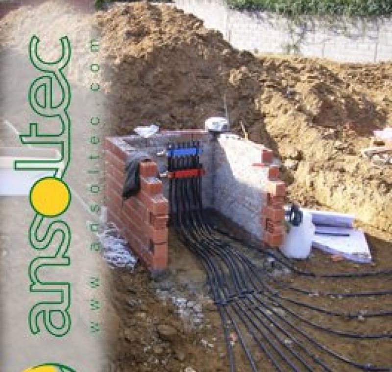 Arqueta y colector de captación horizontal