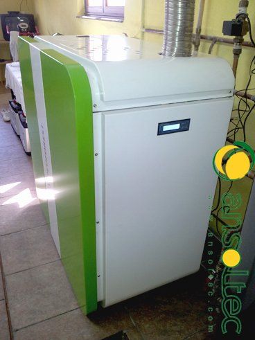 Control de temperatura ambiente por termostato en vivienda