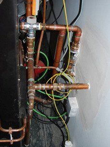 Detalle del conexionado y válvula anticondensación