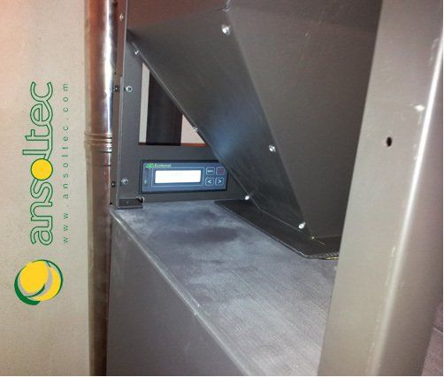 Detalle de centralita de control