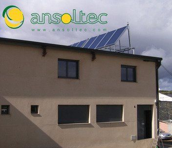 Vista general de colectores en cubierta