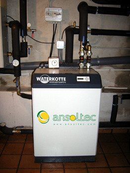 Bomba de calor Waterkotte en funcionamiento