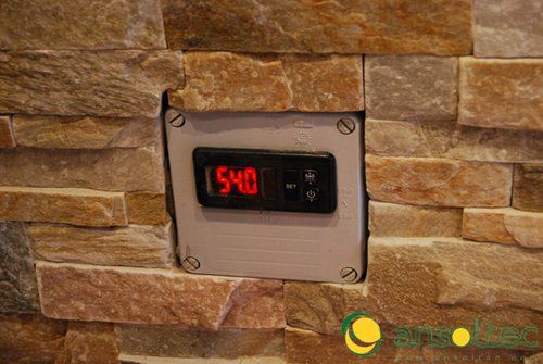 Control de temperatura de agua de impulsión