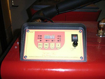 Panel de regulación de la caldera