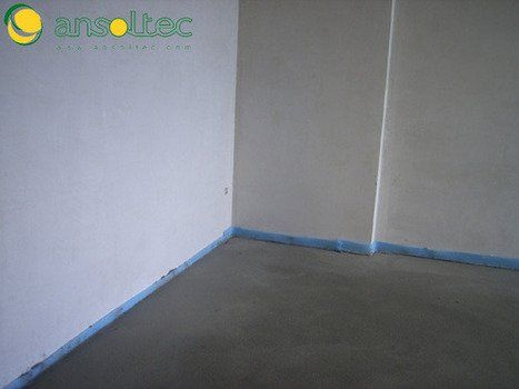 Suelo radiante acabado