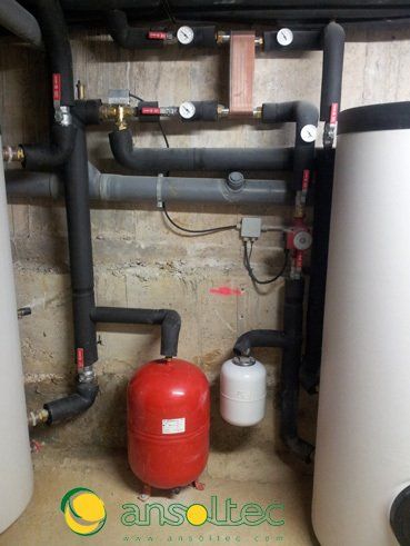 Vasos de expansión e intercambiador de placas