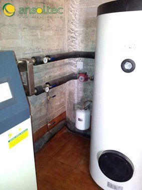 Bomba de ACS e intercambiador de placas