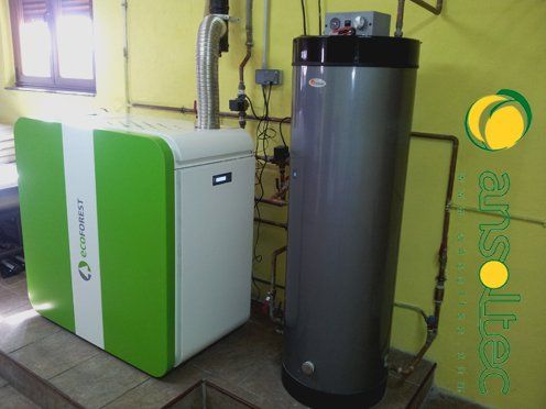 Producción ACS con acumulación y calefacción