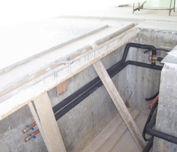 Nicho de equipos de piscina