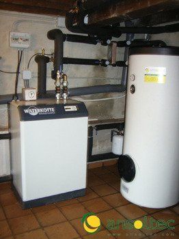 Bomba de calor y depósito de inercia