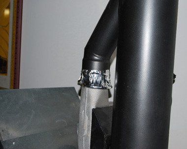 Salida de humos y ventilador