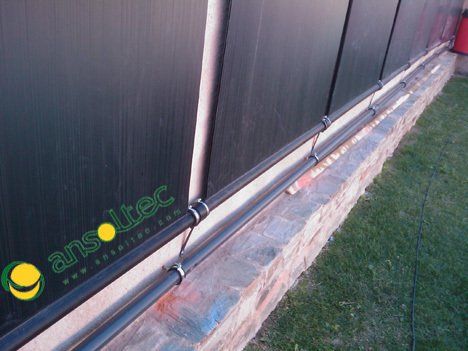 detalle de colectores solares