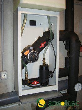 Módulo de captación Waterkotte abierto