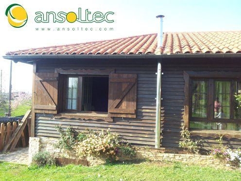 Salida de humos en doble capa