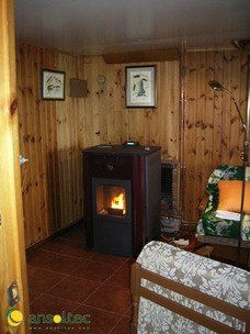 Termoestufa de pellet para calefacción radiadores