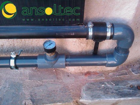 detalle de instalación