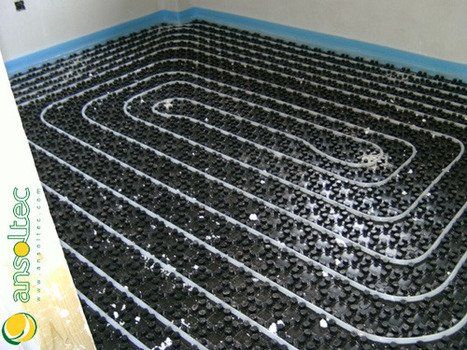 Detalle de suelo radiante