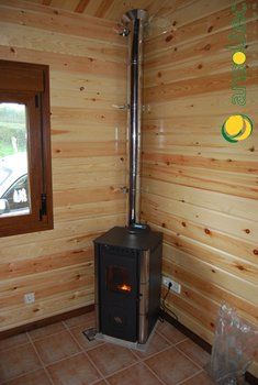 Vista completa de la estufa